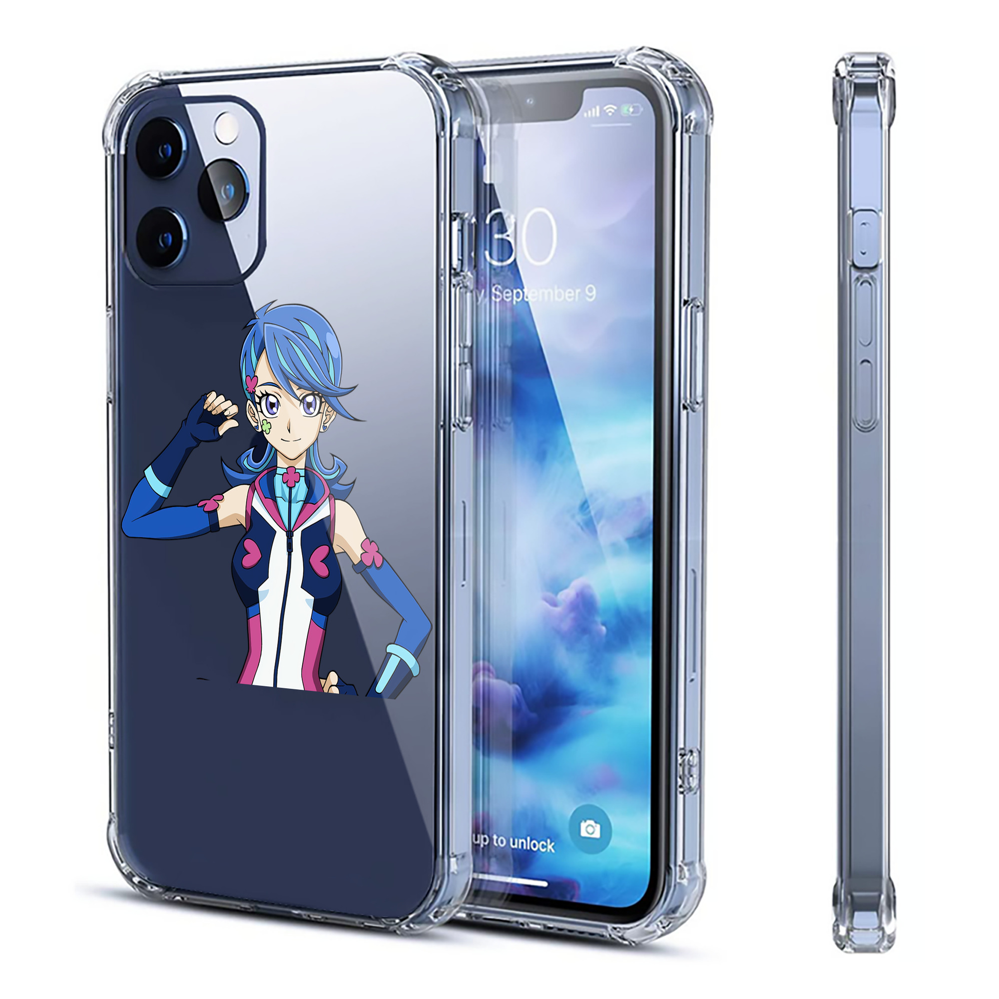 （画像用） 遊☆戯☆王 Yu-Gi-Oh! 【iPhone 12シリーズ対応】透明スマホケース（クリアソフトケース）